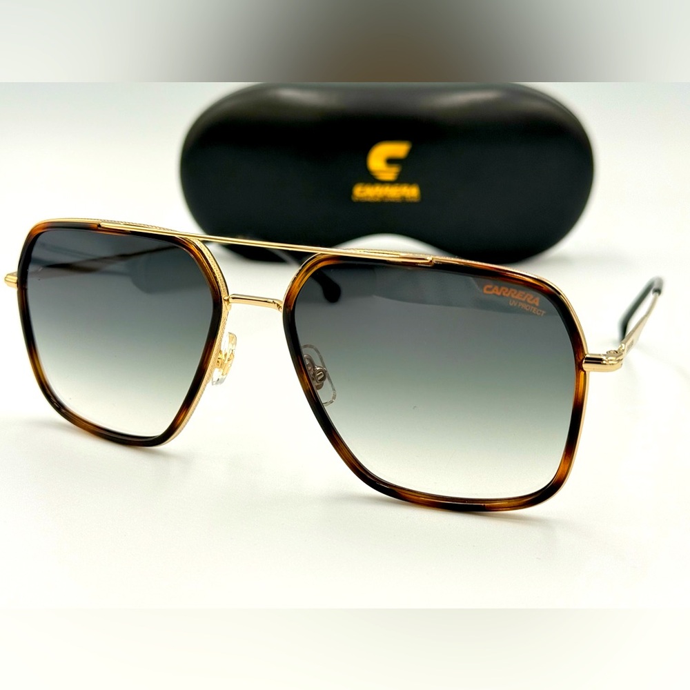 Carrera Aviator Sunglasses 273/S Havana Gold With Gradient Grey Lens Brand NEW!